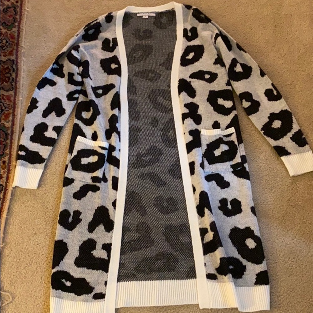Leopard Print Cardigan